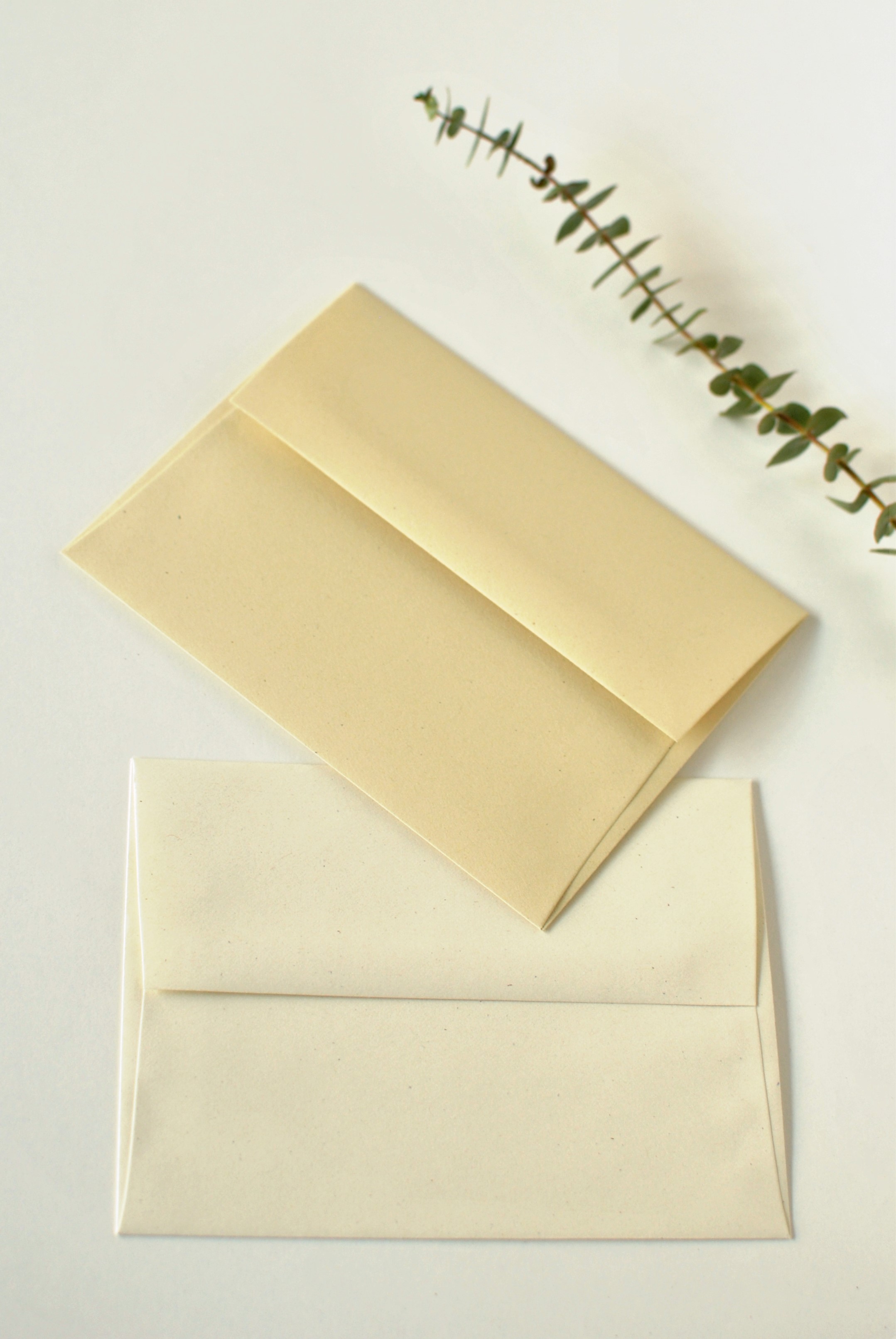 Enveloppes de papier recyclé
